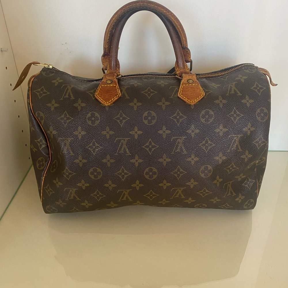 Louis Vuitton Signature Canvas Satchel
